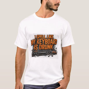 Ich tippe, als wäre meine Tastatur betrunken Dysle T-Shirt