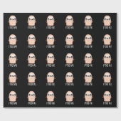 Ich Toed Ya Funny Big Toe Pun Geschenkpapier (Flach)