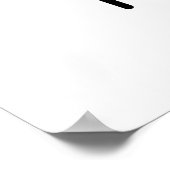 Ich Toed Ya Funny Big Toe Pun Poster (Ecke)