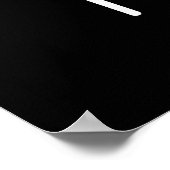 Ich Toed Ya Funny Big Toe Pun Poster (Ecke)