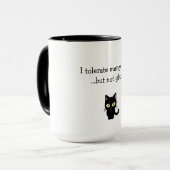 "Ich toleriere vieles...aber nicht Gluten"-Tasse Tasse (Vorderseite Links)