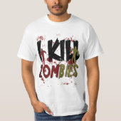 Ich töte Zombies T-Shirt (Vorderseite)
