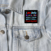 Ich Touch mein Regal buchen Lover Spaß Button (Beispiel)