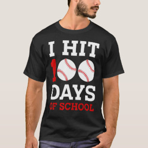 Ich traf 100 Tage Baseball, 100 Tage Toddle T-Shirt