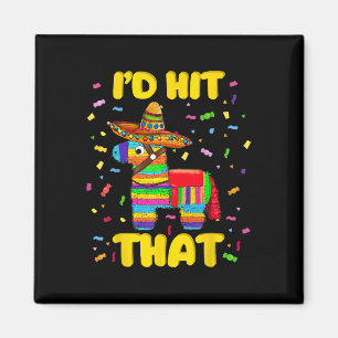 Ich traf, dass Pinata Pinata Kostüm Cinco de Mayo Magnet