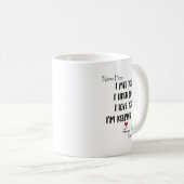 Ich traf dich ich mochte dich in der Liebe, du ble Kaffeetasse (VorderseiteRechts)