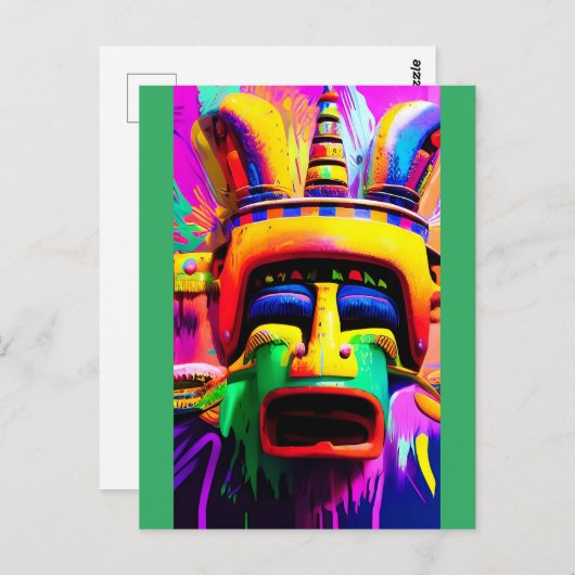 Ich traf die Hexendoktor Ken Gage Fantasy Postkarte (Vorne/Hinten)