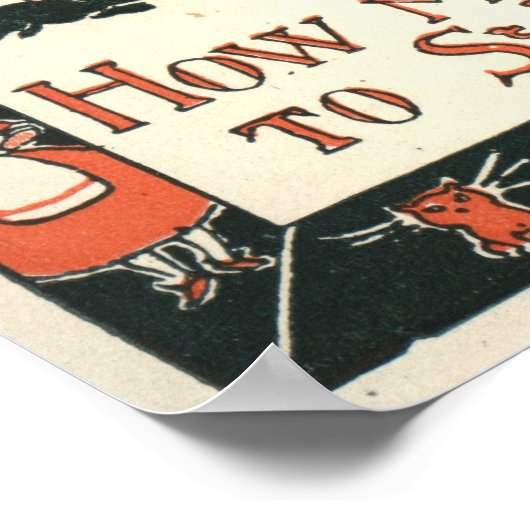 Ich traf einen Mann mit sieben Ehefrauen Plakat (Ecke)