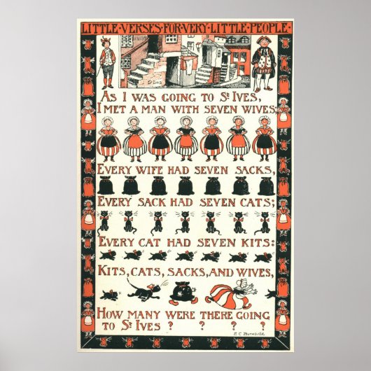 Ich traf einen Mann mit sieben Ehefrauen Plakat (Vorne)