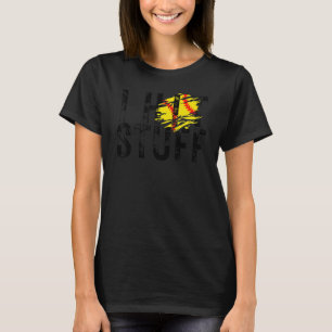 Ich traf Stuff Softball Player Homerun Batter Soft T-Shirt