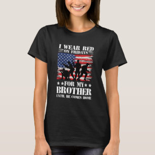 Ich trage am Freitag Rot für meinen Bruder, bis er T-Shirt