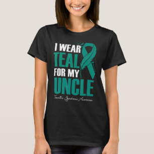 Ich trage Aquamarin für das Syndrom meines Onkels  T-Shirt