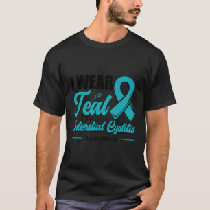 Ich trage Aquamarin für die interstitielle Cystiti T-Shirt