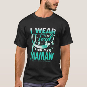 ICH TRAGE Aquamarin FÜR MEIN MAW Ovarialkarzinom T-Shirt