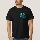 Ich trage Aquamarin für meine Mama Ovarialkarzinom T-Shirt (Vorderseite)