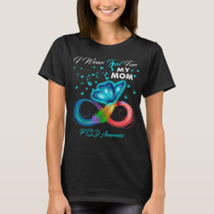 Ich trage Aquamarin für meine Mama PTSD-Bewusstsei T-Shirt