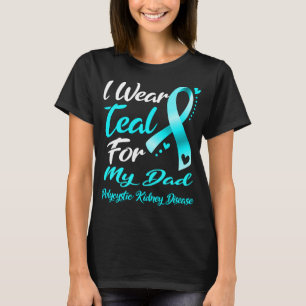Ich trage Aquamarin für meine polyzystische Nieren T-Shirt