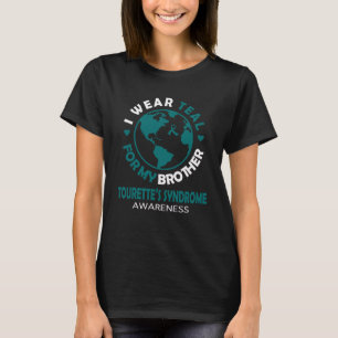 Ich trage AQUAMARIN für meinen BROTHER TOURETTE S T-Shirt