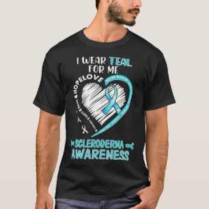 Ich trage aquamarin für mich Scleroderma Awarma Ju T-Shirt