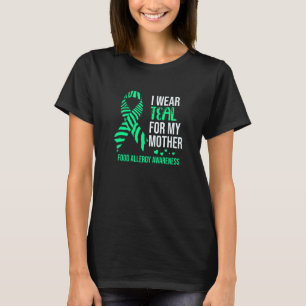 Ich trage Aquamarin für Mutter Food Allergy Awaren T-Shirt