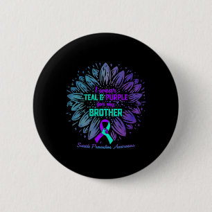 Ich trage Aquamarin Lila für die Prävention von Br Button