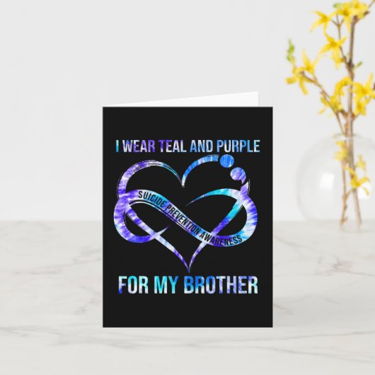 Ich trage Aquamarin Lila für die Prävention von Br Karte (Gelbe Blume)