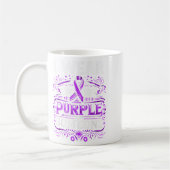 Ich trage Aquamarin Lila für jemanden, den ich vor Kaffeetasse (Links)