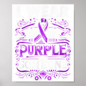 Ich trage Aquamarin Lila für jemanden, den ich vor Poster (Vorne)