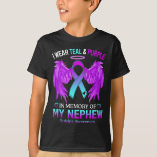 Ich trage Aquamarin Lila in Erinnerung an den nepa T-Shirt