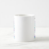 Ich trage Aquamarin Lila in Erinnerung an meinen B Kaffeetasse (Mittel)