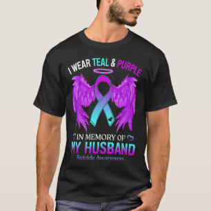 Ich trage Aquamarin Lila in Erinnerung an meinen S T-Shirt