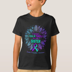 Ich trage Aquamarin und Lila für die Schwester Sui T-Shirt