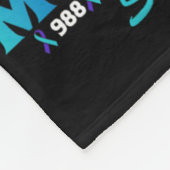 Ich trage Aquamarin und Lila für die Tochter Suici Fleecedecke (Ecke)