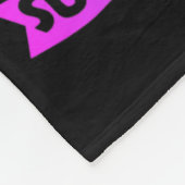 Ich trage Aquamarin und Lila für jemanden, den ich Fleecedecke (Ecke)