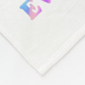 Ich trage Aquamarin und Lila für jemanden, den ich Fleecedecke (Ecke)