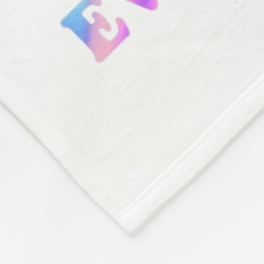 Ich trage Aquamarin und Lila für jemanden, den ich Fleecedecke (Ecke)