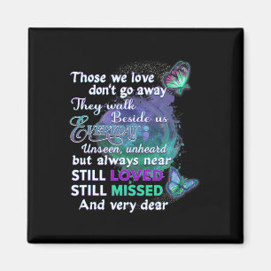 Ich trage Aquamarin und Lila für jemanden, den ich Magnet