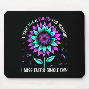 Ich trage Aquamarin und Lila für jemanden, den ich Mousepad