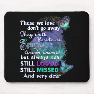 Ich trage Aquamarin und Lila für jemanden, den ich Mousepad