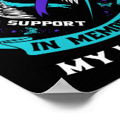 Ich trage Aquamarin und Lila für mein Nephew Suici Poster (Ecke)