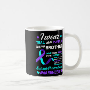 Ich trage Aquamarin und Lila für meinen Bruder Sui Kaffeetasse