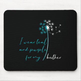 Ich trage Aquamarin und Lila für meinen Bruder Sui Mousepad