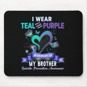 Ich trage Aquamarin und Lila für meinen Bruder Sui Mousepad