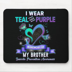 Ich trage Aquamarin und Lila für meinen Bruder Sui Mousepad