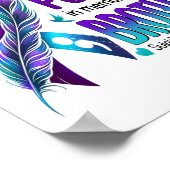 Ich trage Aquamarin und Lila für meinen Bruder Sui Poster (Ecke)