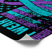 Ich trage Aquamarin und Lila für meinen Bruder Sui Poster (Ecke)