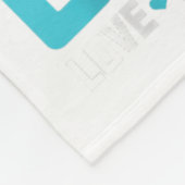 Ich trage Aquamarin und Lila für meinen Cousin Sel Fleecedecke (Ecke)