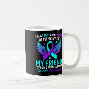 Ich trage Aquamarin und Lila für meinen Freund Sui Kaffeetasse