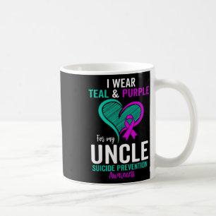 Ich trage Aquamarin und Lila für meinen Onkel Kaffeetasse