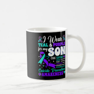 Ich trage Aquamarin und Lila für meinen Sohn Suizi Kaffeetasse